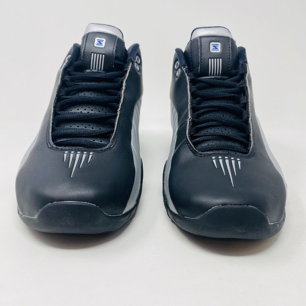 Nike Mens Shox BB4 Retro Black Silver Low Top Lace Up Basketball Shoes Size 8 - Picture 3 of 7